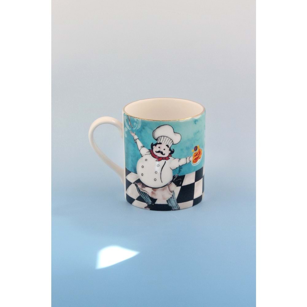 Blue chef porselen kupa