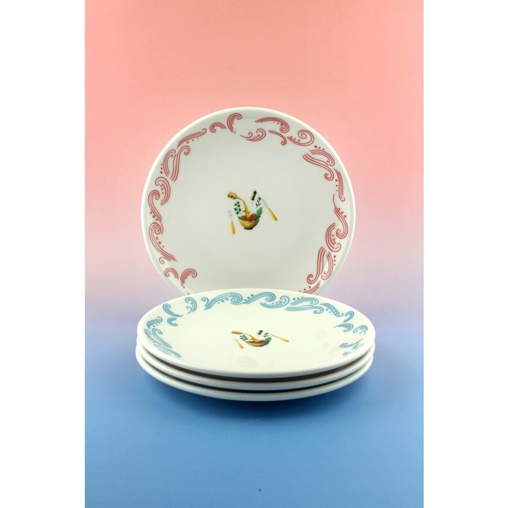 Chef's special 4 parça pasta/kurabiye tabağı