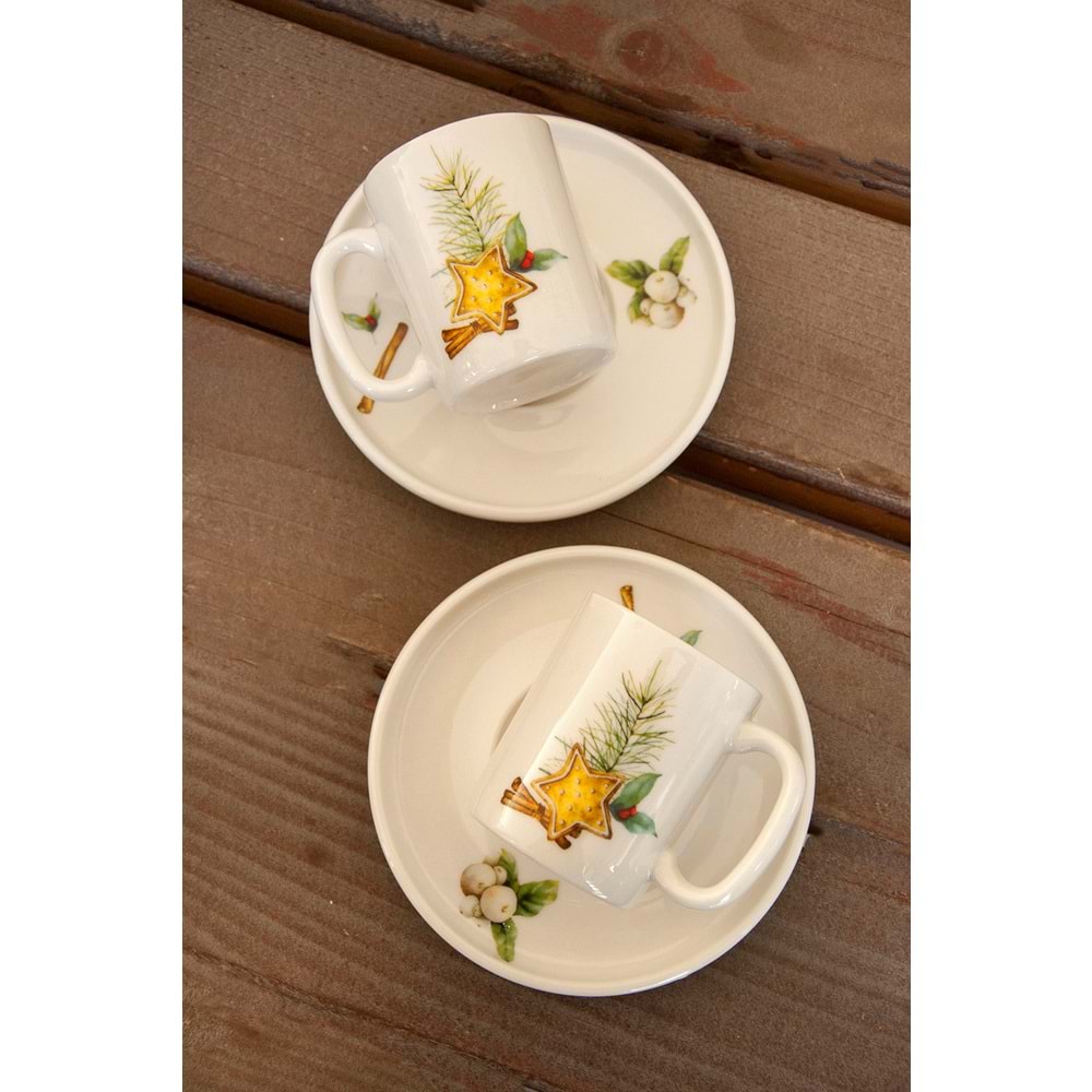 Gingerbread iki kişilik kahve fincan takımı