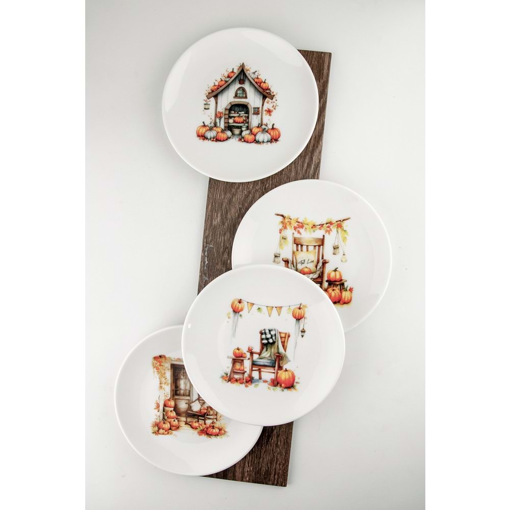 Fall'24 Halloween 4 parça pasta tabağı