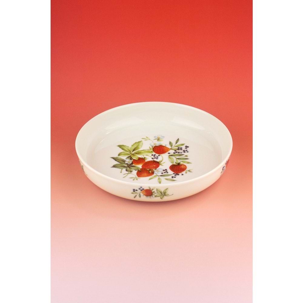 Strawberry büyük boy porselen salata kasesi