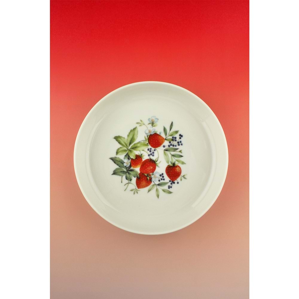 Strawberry büyük boy porselen salata kasesi