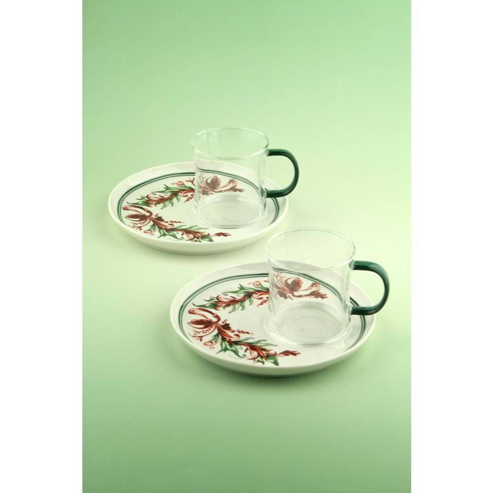 Winterberry iki kişilik çay kupa takımı