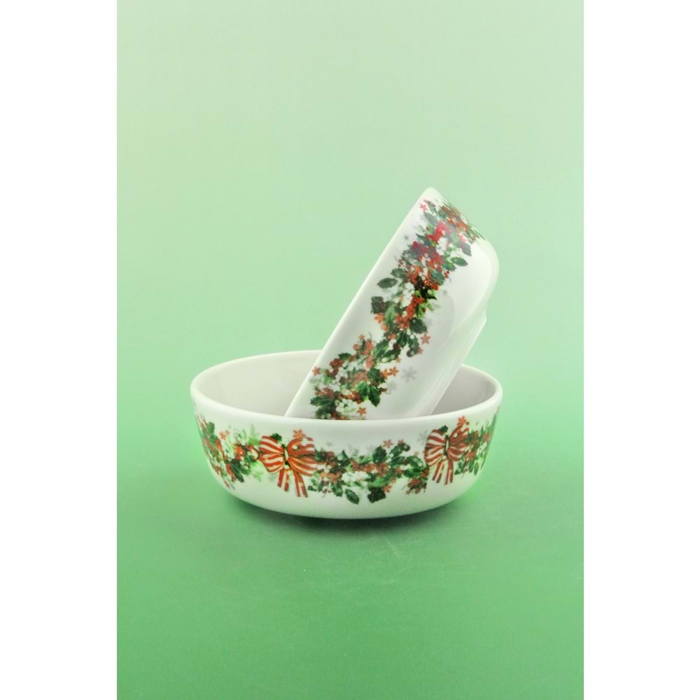 Ornaments iki adet porselen kase