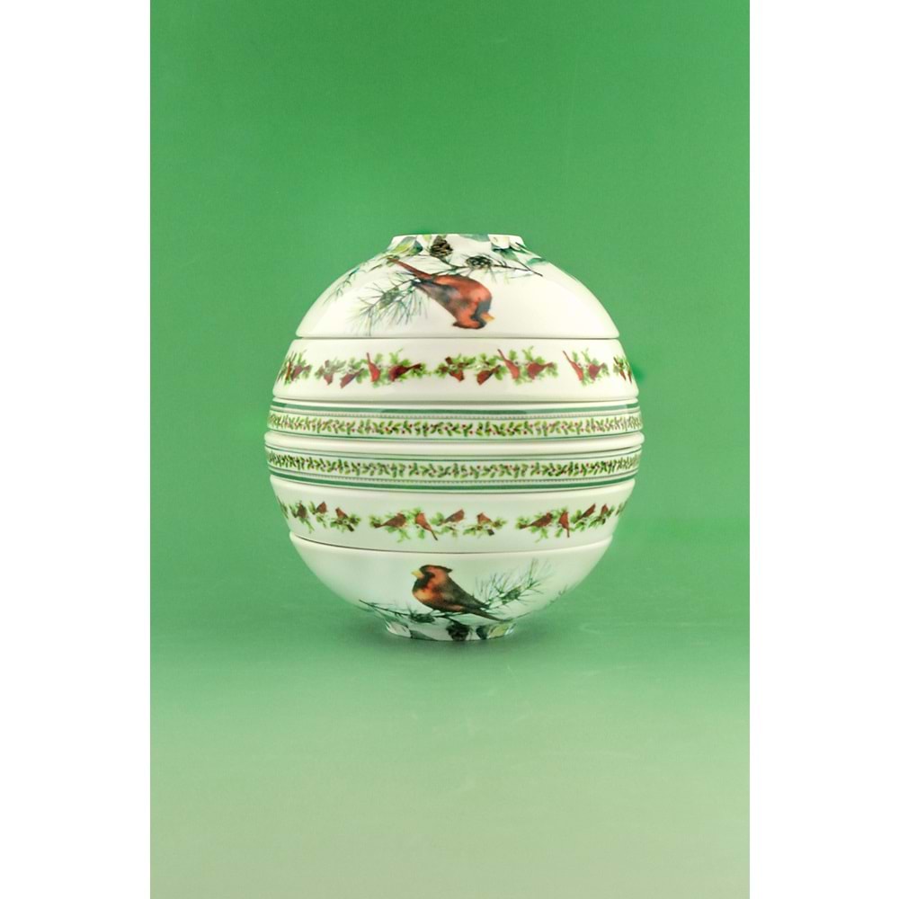 Cardinal 7 parça porselen tabak & kase seti