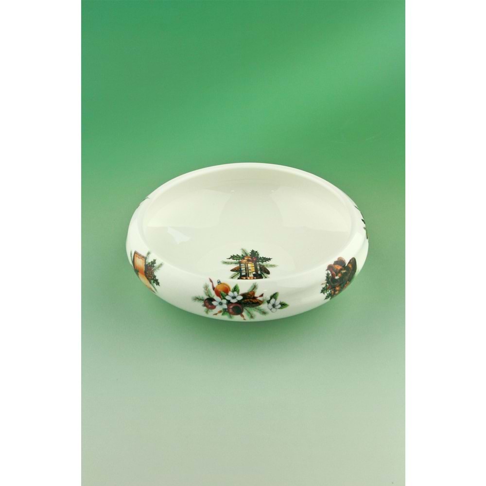 Happy holidays porselen kase