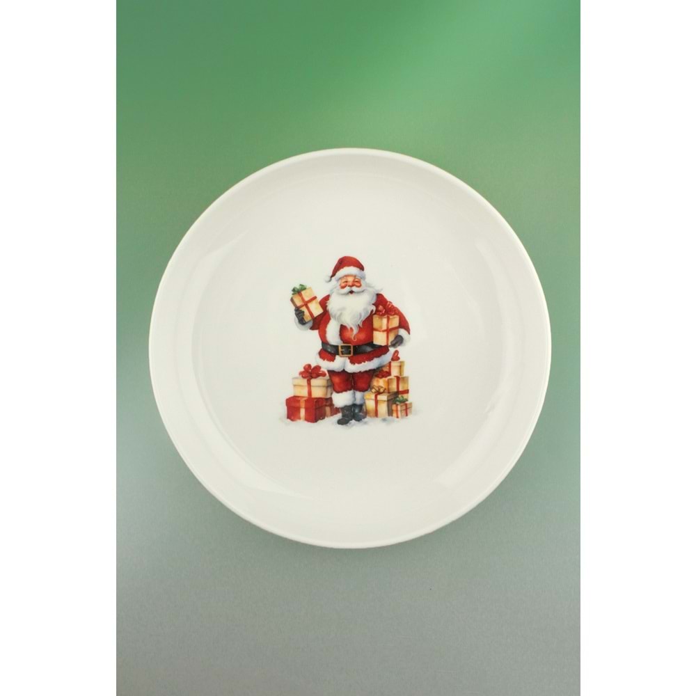 Santa büyük boy porselen salata kasesi