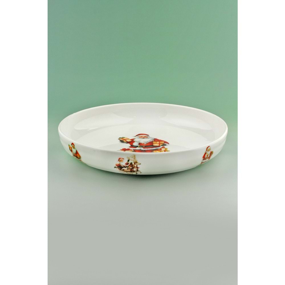 Santa büyük boy porselen salata kasesi