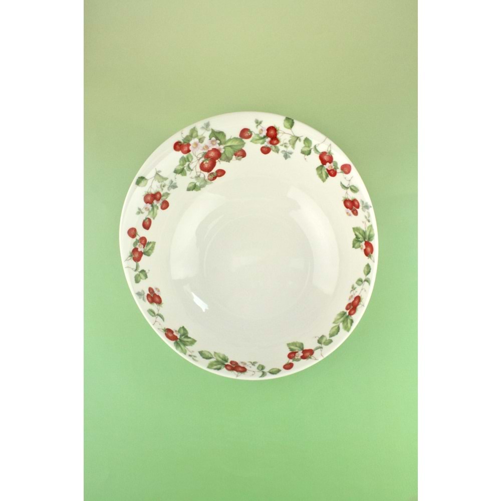 Strawberry porselen salata kasesi