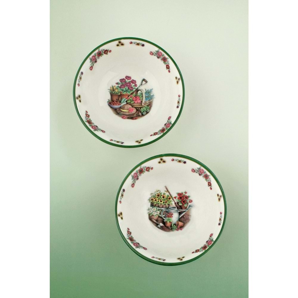 Green gardening 2 adet porselen kase