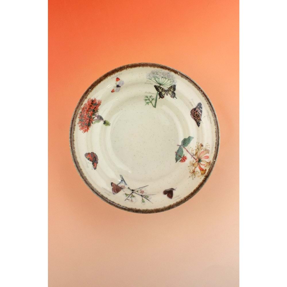 Botanik porselen salata kasesi