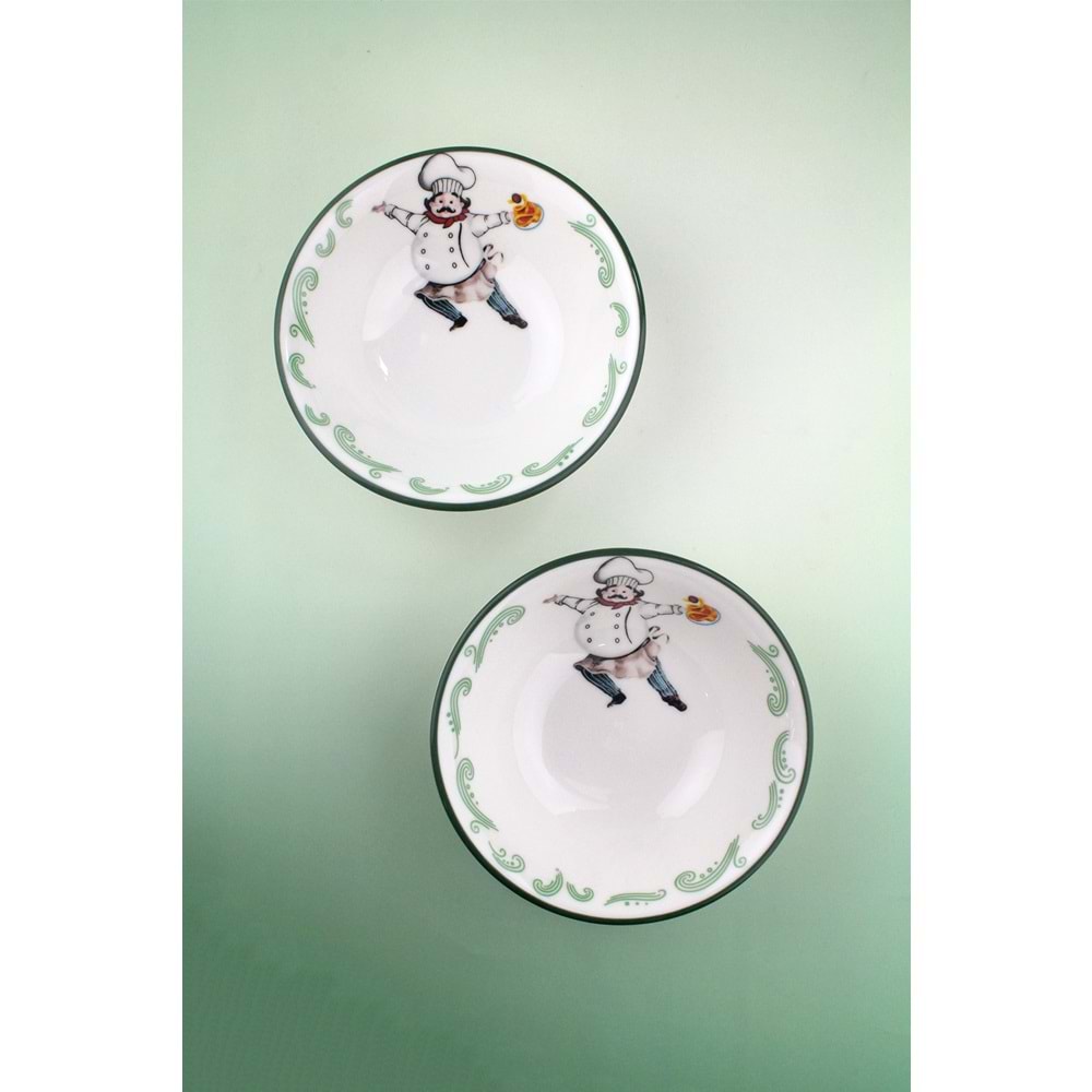 Green chef 2 adet porselen kase