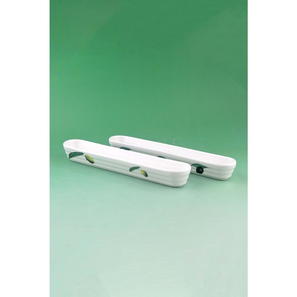 Olives 2 adet porselen zeytinlik