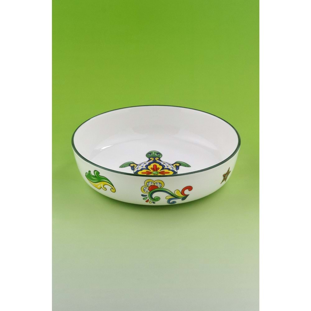 Tospik green porselen salata kasesi