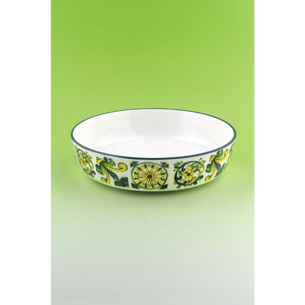 Blue tile porselen salata kasesi