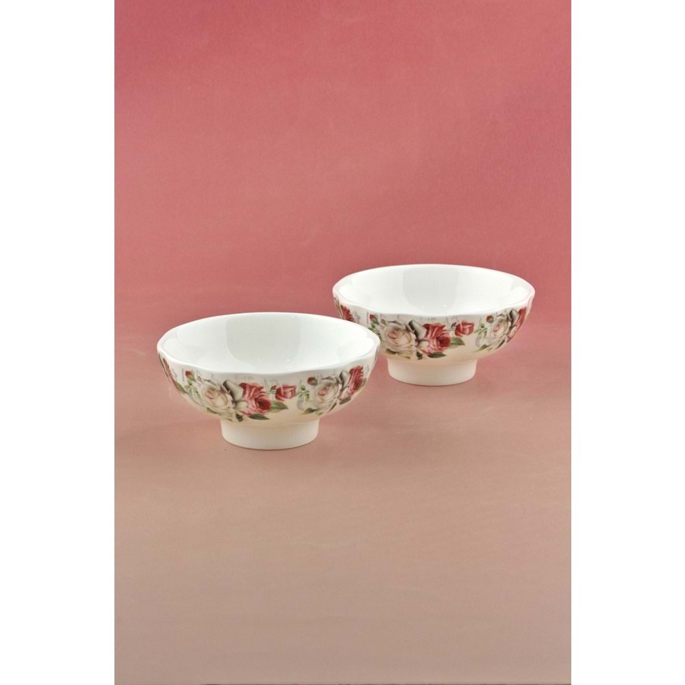 Romance porselen ikili kase