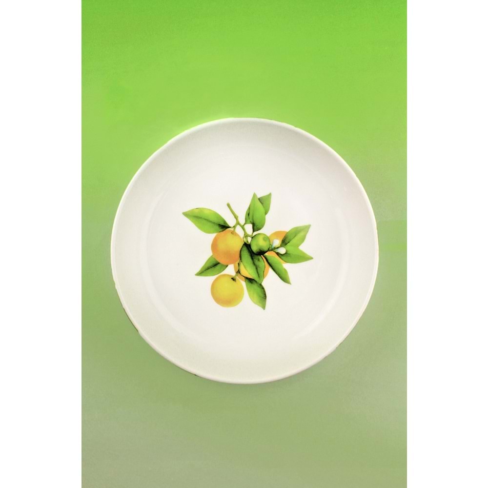 Orange orta boy porselen salata kasesi
