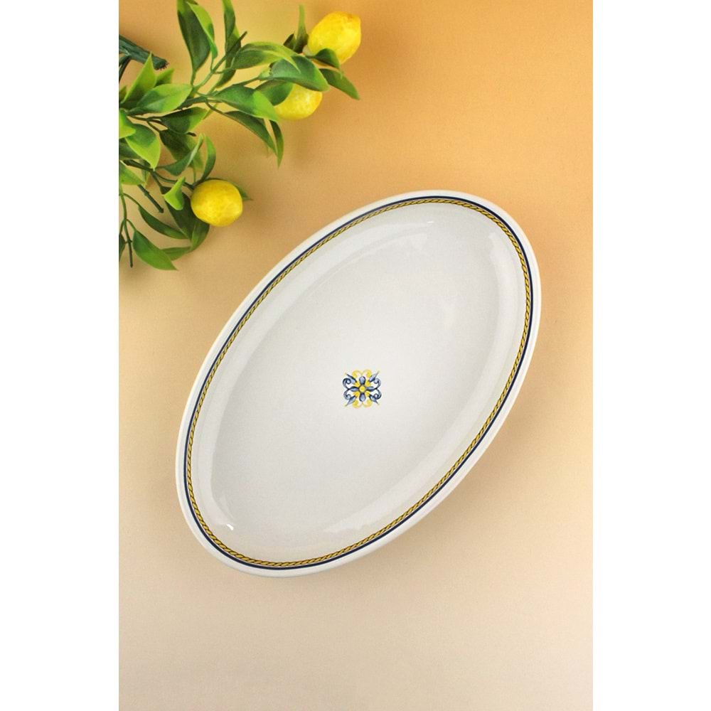 Capri porselen kayık tabak