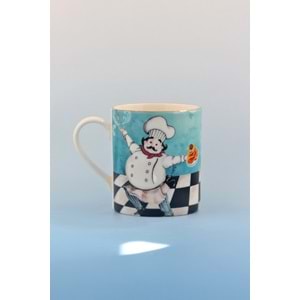 Blue chef porselen kupa