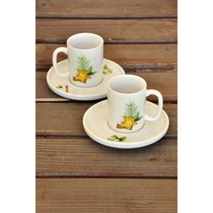 Gingerbread iki kişilik kahve fincan takımı