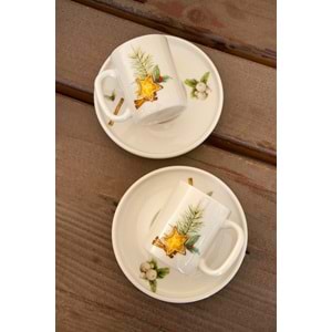 Gingerbread iki kişilik kahve fincan takımı