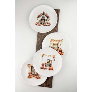 Fall'24 Halloween 4 parça pasta tabağı