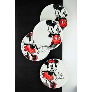 Mickey & Minnie 4 parça servis tabağı