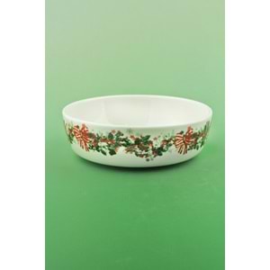 Ornaments orta boy porselen salata kasesi