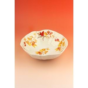 Fall büyük boy porselen salata kasesi