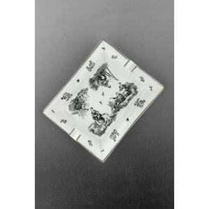 Siyah royal porselen kül tablası