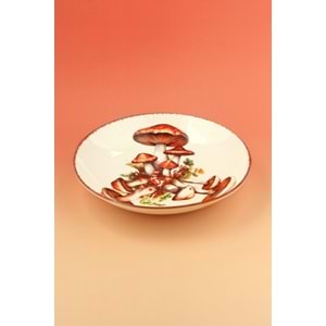 Mushroom büyük boy porselen salata kasesi
