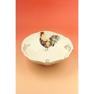 Horoz büyük boy porselen salata kasesi