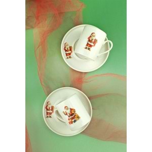 Santa joy iki kişilik porselen kahve fincan takımı