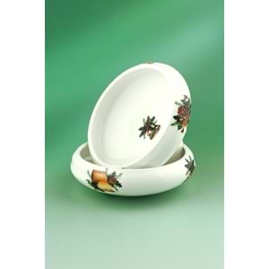 Happy holidays orta boy ikili porselen kase