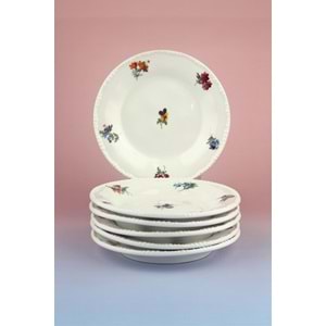 İnci serisi bloom 6 parça pasta/kurabiye tabağı