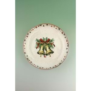 Christmas bell porselen salata kasesi