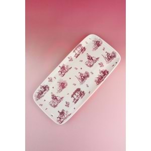 Pembe royal porselen sunum tabağı/tepsisi