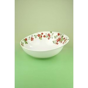Strawberry porselen salata kasesi