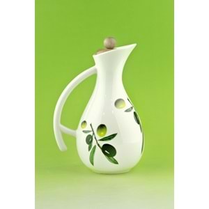 Zeytin vakumlu ahşap kapaklı yağlık