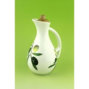 Zeytin vakumlu ahşap kapaklı yağlık