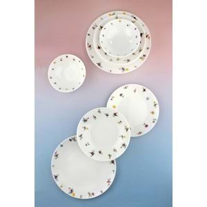 Felicia 2 kişilik 8 parça porselen yemek takımı