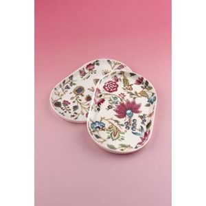 Bellarosa 2'li porselen kayık tabak