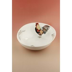 Horoz büyük boy porselen salata kasesi