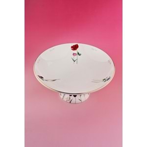 Beautiful flowers porselen ayaklı kase