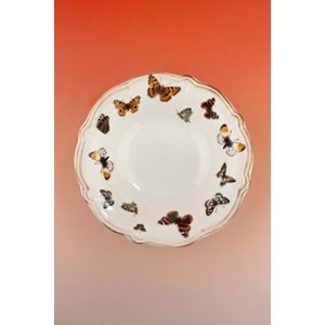 Butterfly antik porselen salata kasesi