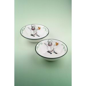 Green chef 2 adet porselen kase
