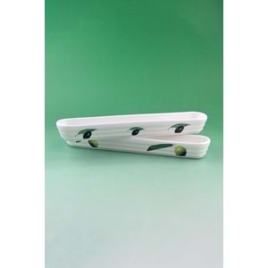 Olives 2 adet porselen zeytinlik