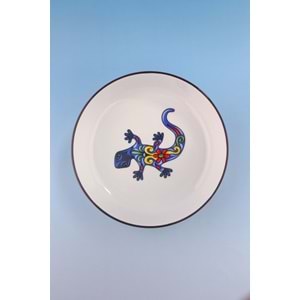 Kertiş blue porselen salata kasesi