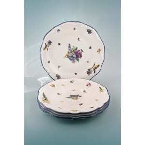 Sweet dreams 4 parça porselen pasta tabağı