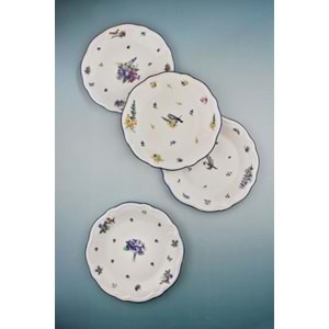 Sweet dreams 4 parça porselen pasta tabağı